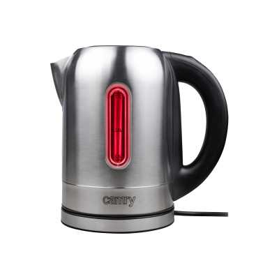 Camry Kettle CR 1253 With electronic control 2200 W 1.7 L Stainless steel 360 rotational base Stainless steel