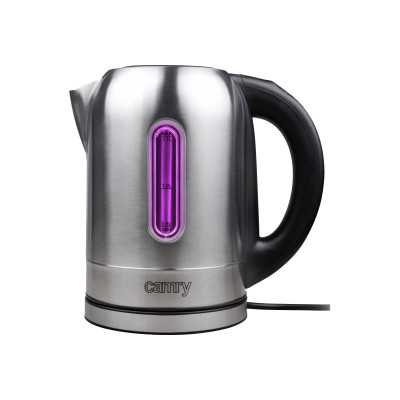 Camry Kettle CR 1253 With electronic control 2200 W 1.7 L Stainless steel 360 rotational base Stainless steel