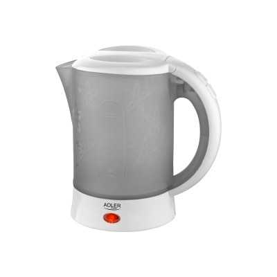 Adler Travel Kettle AD 1268 Standard 600 W 0.6 L Plastic White