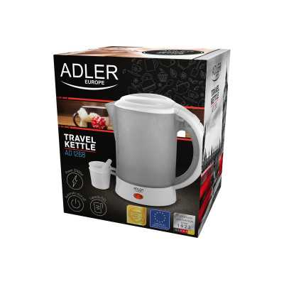 Adler Travel Kettle AD 1268 Standard 600 W 0.6 L Plastic White