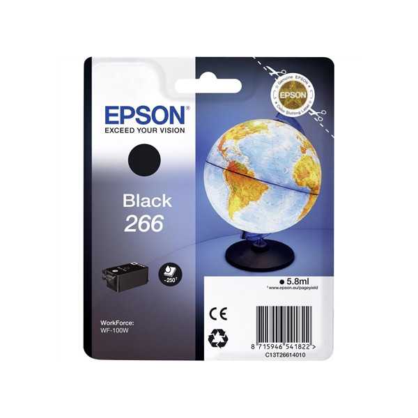 Epson 266 BK rašalo kasetės juodas rašalas