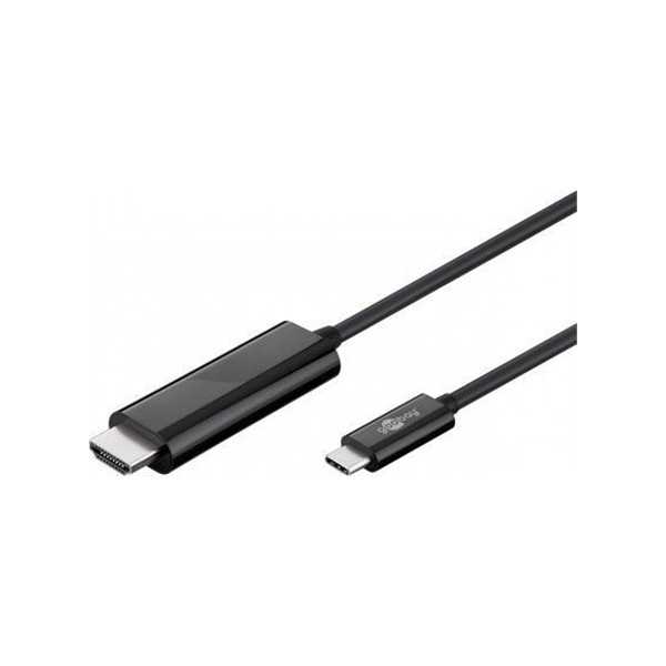 Goobay Black USB-C to HDMI 1.8 m