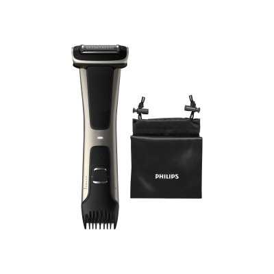 Philips Showerproof body groomer BG7025/15 Body groomer Number of length steps 5 Black/Stainless