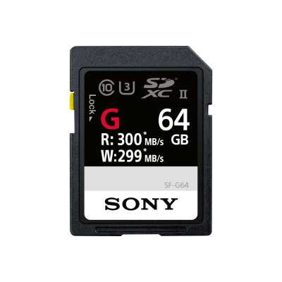 Sony SF64TG 64 GB, MicroSDXC, Flash memory class 10