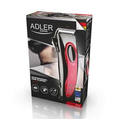 Adler Hair clipper AD 2825 Corded Red