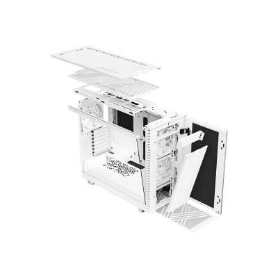 Fractal Design Define 7 TG Clear Tint Side window White E-ATX Power supply included No