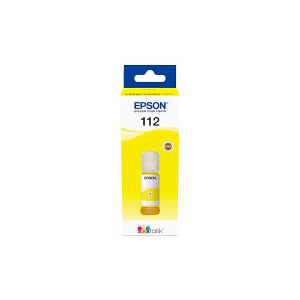 Epson 112 EcoTank Pigment C13T06C44A rašalo buteliukas geltonas