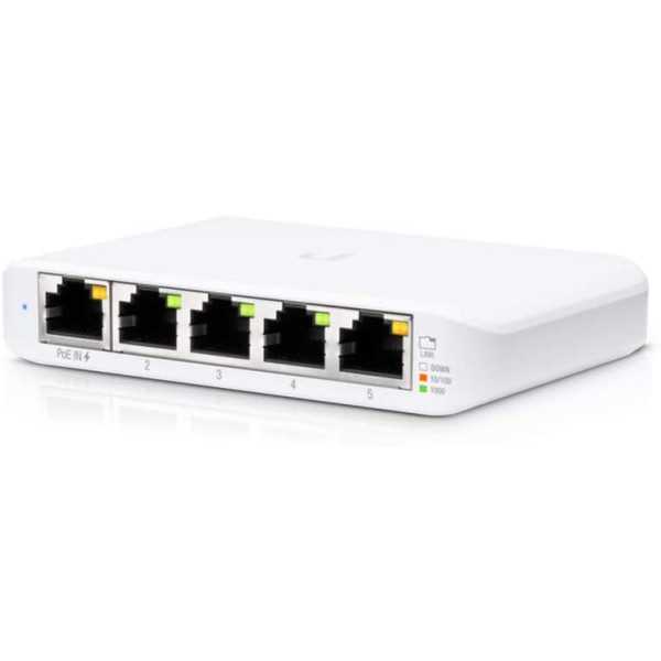 Ubiquiti USW-Flex vidaus / lauko 5 prievadų Poe Gigabit jungiklis Ubiquiti