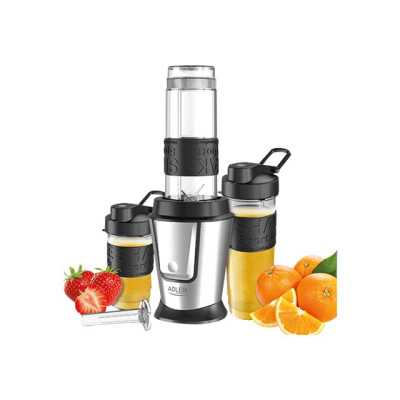 Adler Blender AD 4081 Tabletop 800 W Jar material BPA Free Plastic Jar capacity 0.57 and 0.4 L Ice crushing Black/Stainless stee