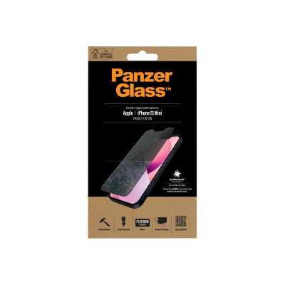 PanzerGlass Apple iPhone 13 Mini Tempered glass Black Privacy Screen Protector Crystal clear Resistant to scratches and bacteria