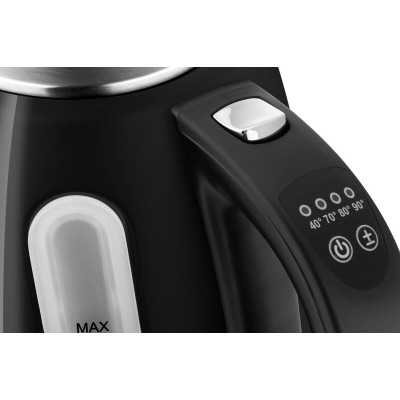 ETA Kettle Ela Digi ETA959890020 Electric 2200 W 1.7 L Stainless steel 360 rotational base Black