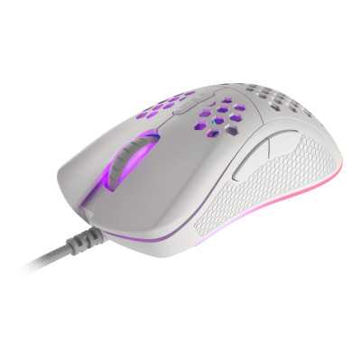 Genesis Gaming Mouse Krypton 555 Wired USB 2.0 Gaming Mouse White