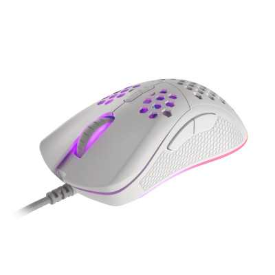 Genesis Gaming Mouse Krypton 555 Wired USB 2.0 Gaming Mouse White