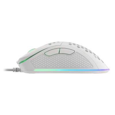 Genesis Gaming Mouse Krypton 555 Wired USB 2.0 Gaming Mouse White