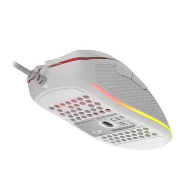 Genesis Gaming Mouse Krypton 555 Wired USB 2.0 Gaming Mouse White