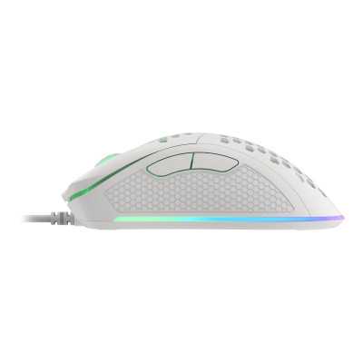 Genesis Gaming Mouse Krypton 555 Wired USB 2.0 Gaming Mouse White