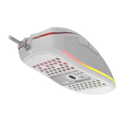 Genesis Gaming Mouse Krypton 555 Wired USB 2.0 Gaming Mouse White