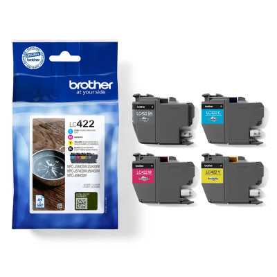 Brother LC422VALDR Ink Cartridge Black, Cyan, Magenta, Yellow