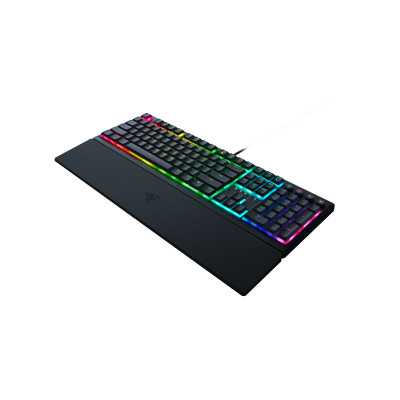 Razer Gaming Keyboard Ornata V3 Gaming keyboard Durable spill-resistant design Cable routing options Razer Synapse enabled Fully