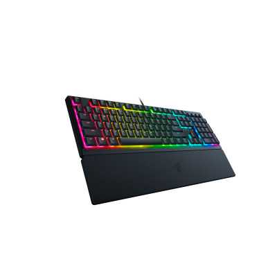 Razer Gaming Keyboard Ornata V3 Gaming keyboard Durable spill-resistant design Cable routing options Razer Synapse enabled Fully