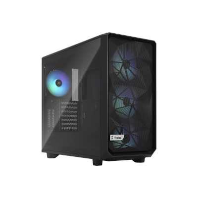 Fractal Design Meshify 2 RGB TG Light Tint Side window Black E-ATX Power supply included No