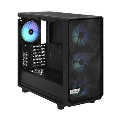 Fractal Design Meshify 2 RGB TG Light Tint Side window Black E-ATX Power supply included No