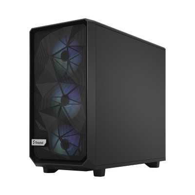 Fractal Design Meshify 2 RGB TG Light Tint Side window Black E-ATX Power supply included No