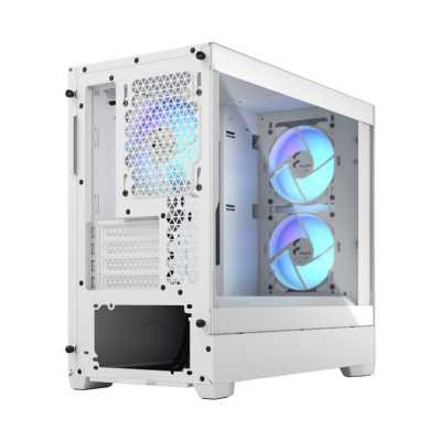 Fractal Design Pop Mini Air RGB Side window White TG Clear Tint mATX, Mini ITX Power supply included No