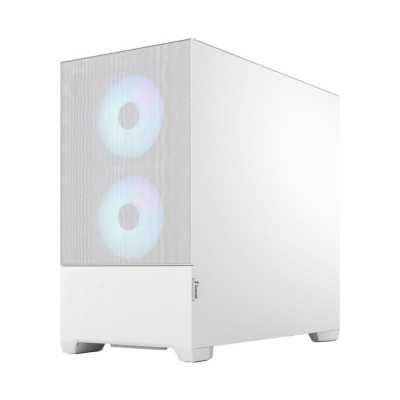 Fractal Design Pop Mini Air RGB Side window White TG Clear Tint mATX, Mini ITX Power supply included No