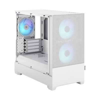 Fractal Design Pop Mini Air RGB Side window White TG Clear Tint mATX, Mini ITX Power supply included No