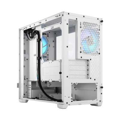 Fractal Design Pop Mini Air RGB Side window White TG Clear Tint mATX, Mini ITX Power supply included No