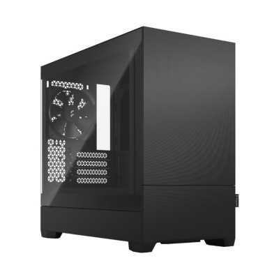 Fractal Design Pop Mini Silent Side window Black TG Clear Tint mATX, Mini ITX Power supply included No