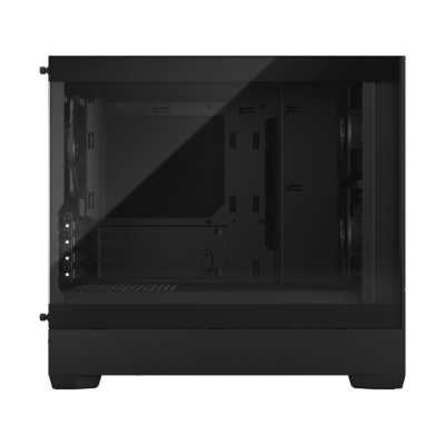 Fractal Design Pop Mini Silent Side window Black TG Clear Tint mATX, Mini ITX Power supply included No