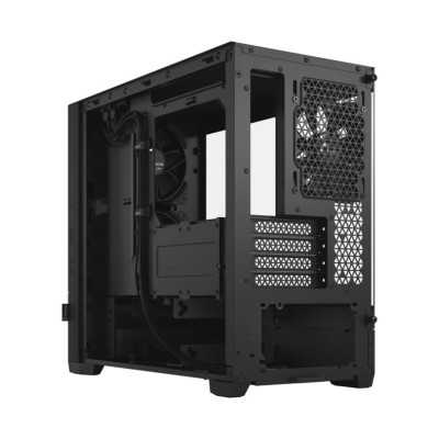 Fractal Design Pop Mini Silent Side window Black TG Clear Tint mATX, Mini ITX Power supply included No