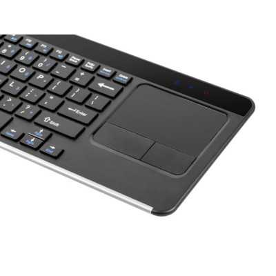 Natec Keyboard NKL-0968 Turbo Slim Keyboard with Trackpad Wireless US 400 g USB Type-A Black