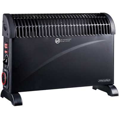 Mesko Convector Heater with Timer and Turbo Fan MS 7741b Convection Heater 2000 W Number of power levels 3 Black