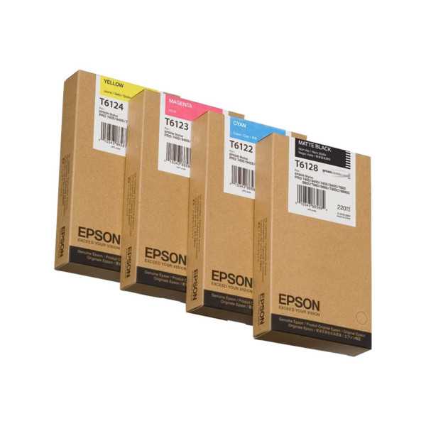 Epson T612400 rašalo kasetė Geltona