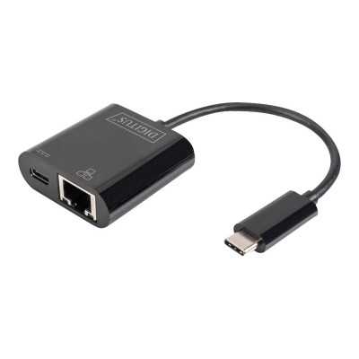 Digitus USB-Type-C Gigabit Ethernet Adapter + PD with power delivery function DN-3027