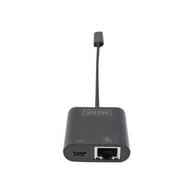 Digitus USB-Type-C Gigabit Ethernet Adapter + PD with power delivery function DN-3027