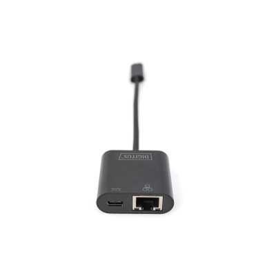 Digitus USB-Type-C Gigabit Ethernet Adapter + PD with power delivery function DN-3027