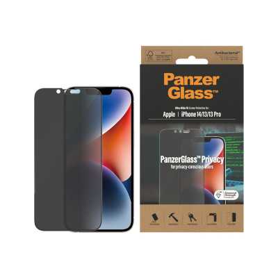 PanzerGlass Screen protector Apple iPhone 14/13/13 Pro Glass Black Privacy Ultra-Wide Fit