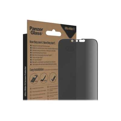 PanzerGlass Screen protector Apple iPhone 14/13/13 Pro Glass Black Privacy Ultra-Wide Fit