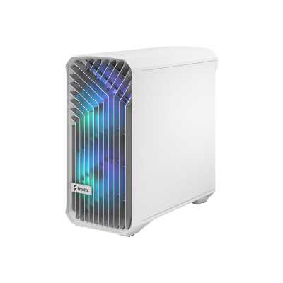 Fractal Design Torrent Compact RGB White TG clear tint Mid-Tower Power supply included No