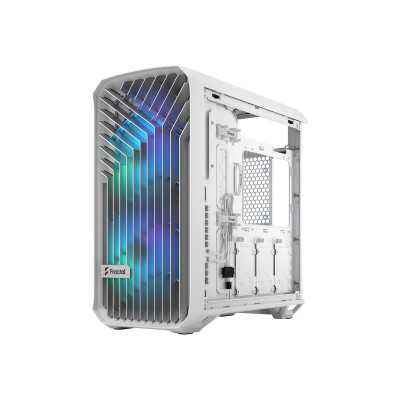 Fractal Design Torrent Compact RGB White TG clear tint Mid-Tower Power supply included No