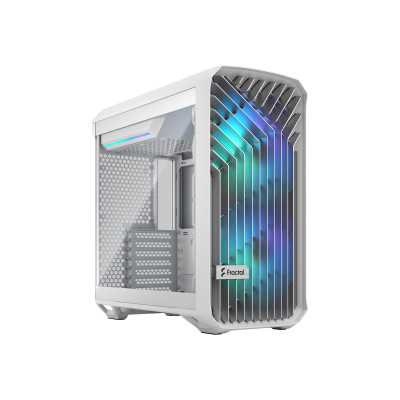 Fractal Design Torrent Compact RGB White TG clear tint Mid-Tower Power supply included No