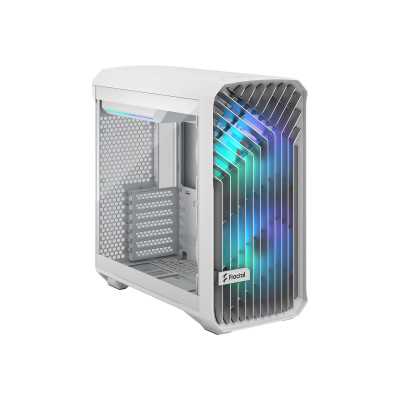 Fractal Design Torrent Compact RGB White TG clear tint Mid-Tower Power supply included No