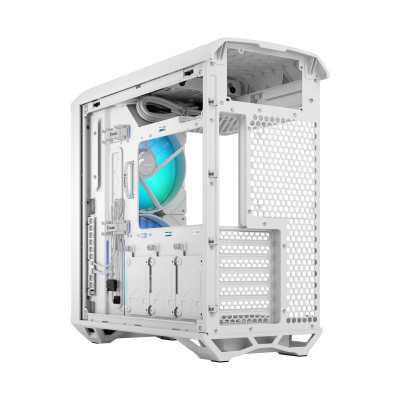 Fractal Design Torrent Compact RGB White TG clear tint Mid-Tower Power supply included No