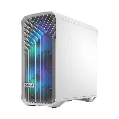 Fractal Design Torrent Compact RGB White TG clear tint Mid-Tower Power supply included No