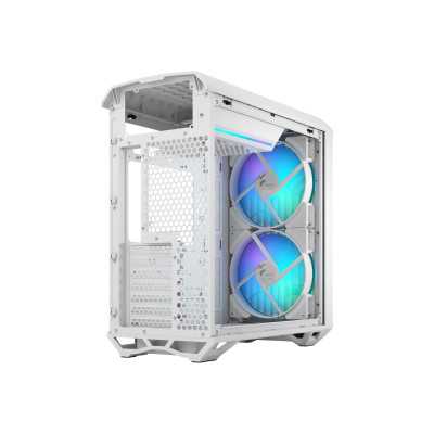 Fractal Design Torrent Compact RGB White TG clear tint Mid-Tower Power supply included No