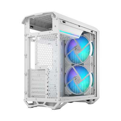 Fractal Design Torrent Compact RGB White TG clear tint Mid-Tower Power supply included No